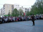 9 мая праздничный концерт на площади перед Дворцом культуры
