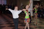 На городском конкурсе бальных танцев "Новогодние огни 2018"